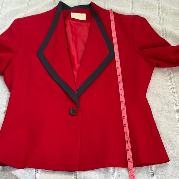 Pendleton Vintage Scarlet Blazer with Ebony Trim - Picture 7 of 12